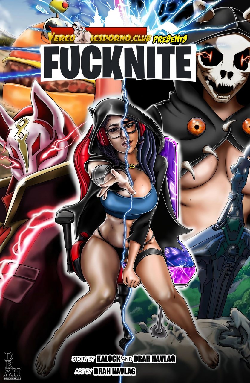 Capa do quadrinho adulto: Fucknite com Mia Khalifa – Leia online em XCOMICS