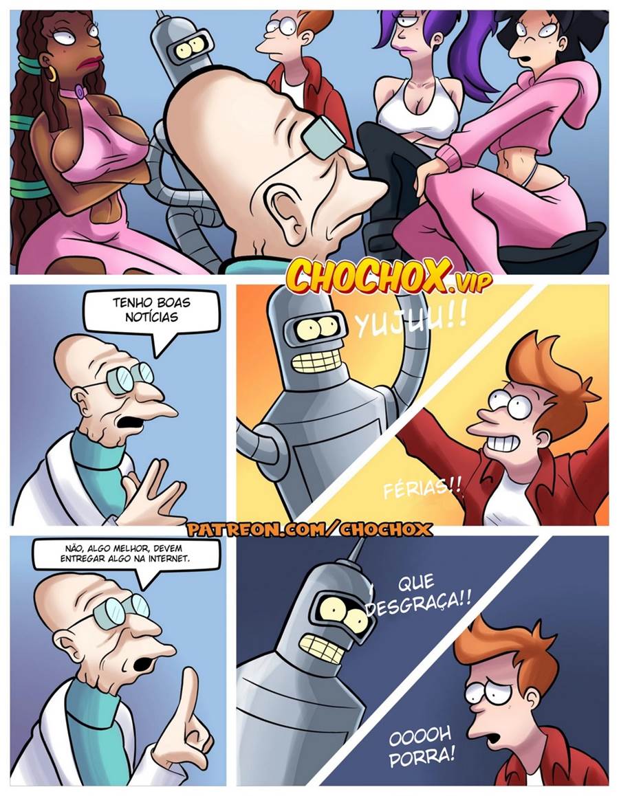 Página 4 do quadrinho adulto: Fuckturama - Futurama Pornô – Leia completo em XCOMICS