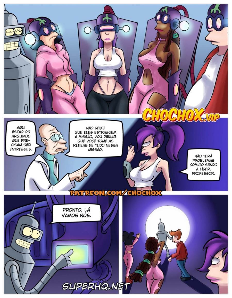 Página 5 do quadrinho adulto: Fuckturama - Futurama Pornô – Leia completo em XCOMICS
