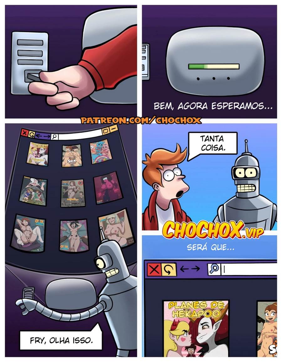 Página 8 do quadrinho adulto: Fuckturama - Futurama Pornô – Leia completo em XCOMICS