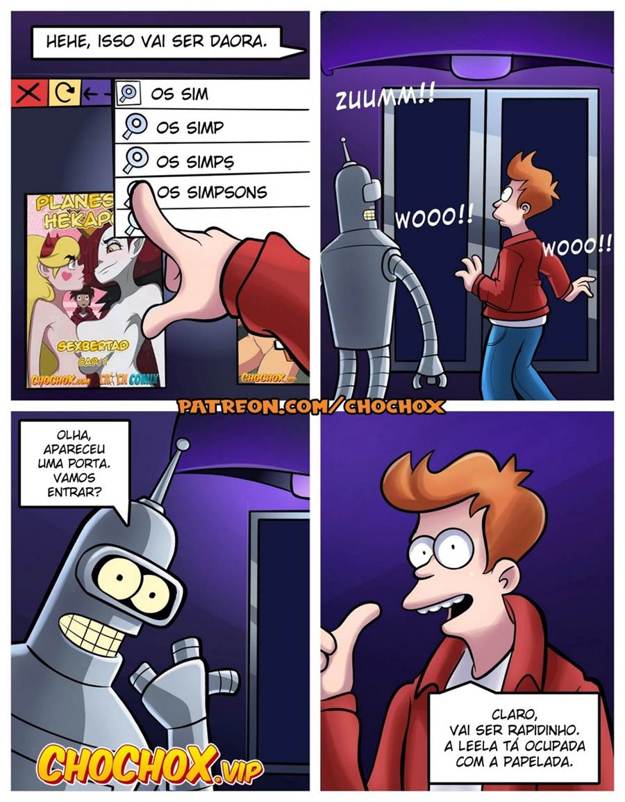 Página 9 do quadrinho adulto: Fuckturama - Futurama Pornô – Leia completo em XCOMICS