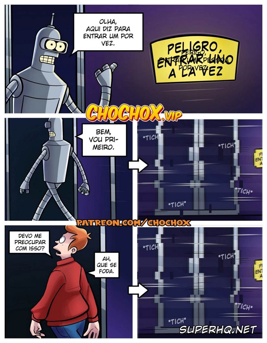 Página 10 do quadrinho adulto: Fuckturama - Futurama Pornô – Leia completo em XCOMICS