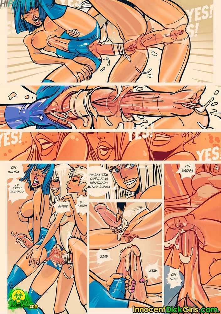 Página 17 do quadrinho adulto: Futanari Gigi Girl - Innocent Dick Girls – Leia completo em XCOMICS