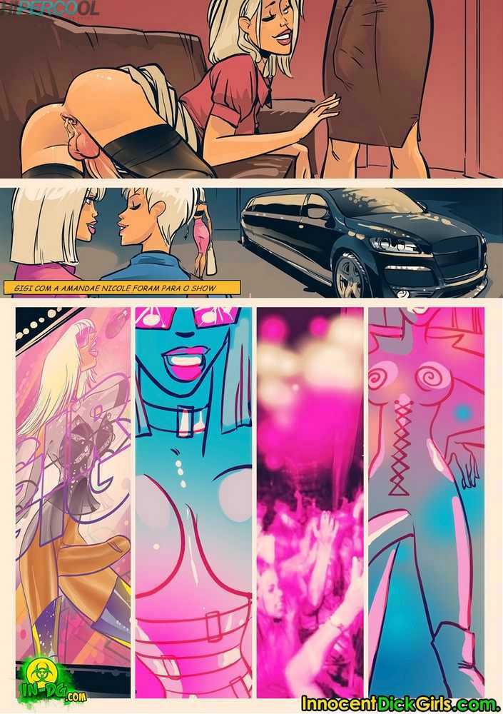 Página 6 do quadrinho adulto: Futanari Gigi Girl - Innocent Dick Girls – Leia completo em XCOMICS
