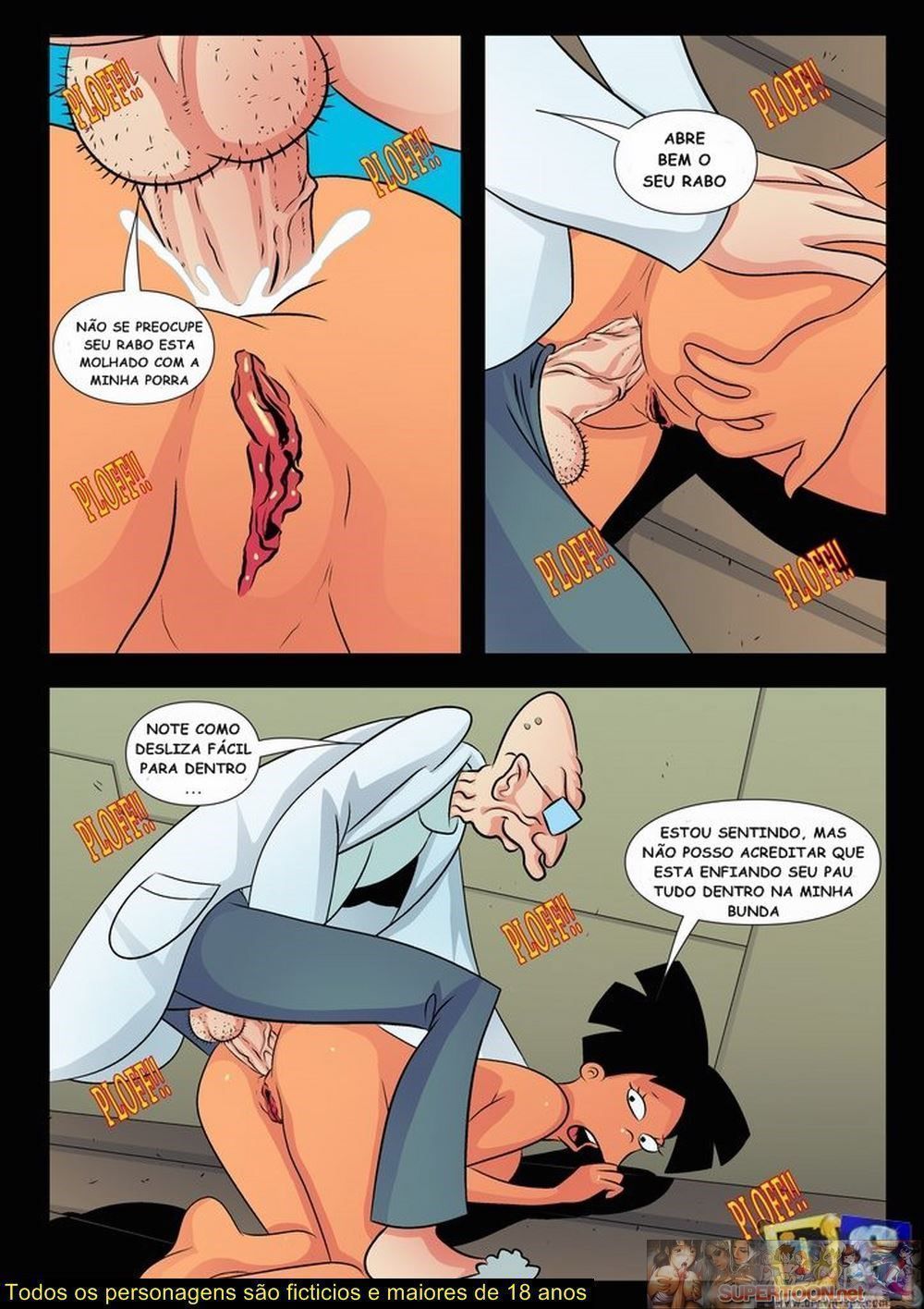 Página 8 do quadrinho adulto: Futurama em: A Invenção do Dr. Hubert – Leia completo em XCOMICS