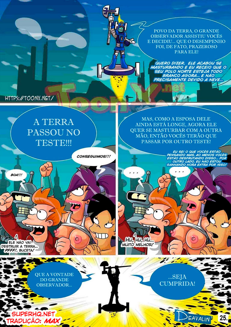 Página 26 do quadrinho adulto: Futurama, Orgy To Save The Earth – Leia completo em XCOMICS