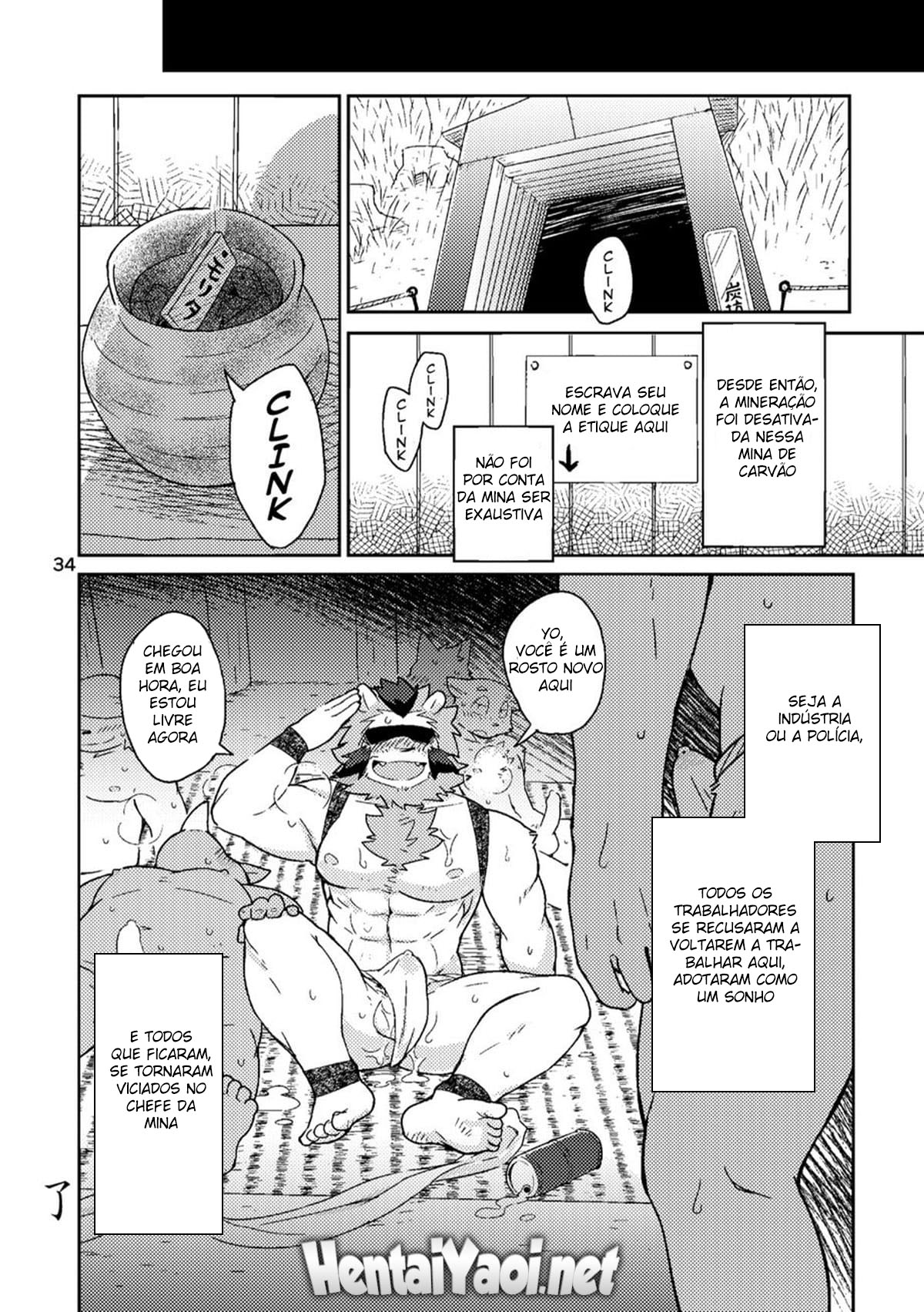 Página 35 do quadrinho adulto: Ganhando a vida na mina de pérolas – Leia completo em XCOMICS