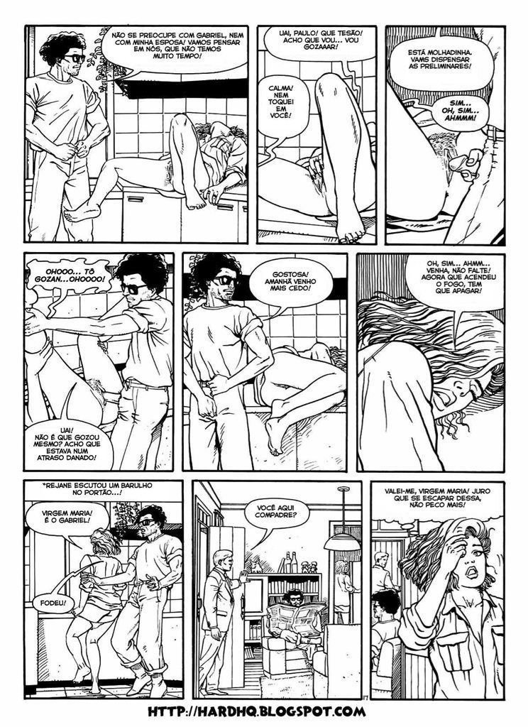 Página 19 do quadrinho adulto: Garota Tatuada – Leia completo em XCOMICS