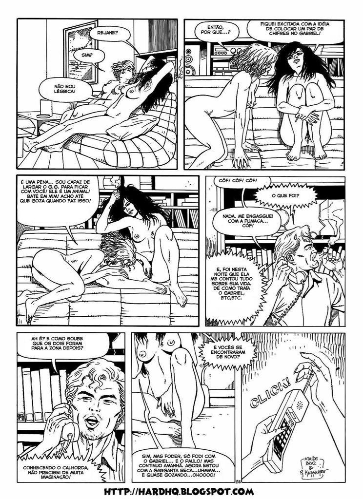 Página 28 do quadrinho adulto: Garota Tatuada – Leia completo em XCOMICS