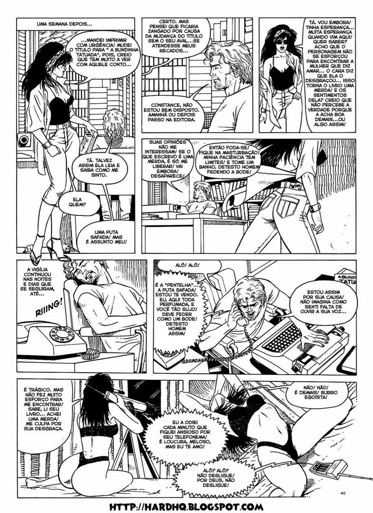 Página 43 do quadrinho adulto: Garota Tatuada – Leia completo em XCOMICS