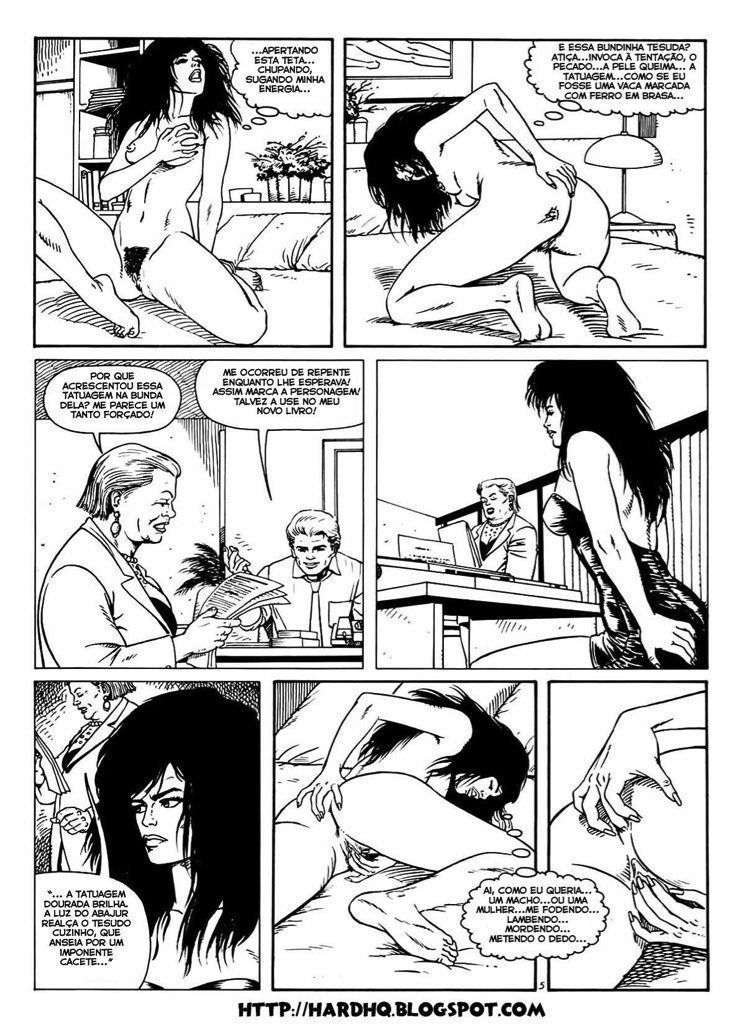 Página 7 do quadrinho adulto: Garota Tatuada – Leia completo em XCOMICS