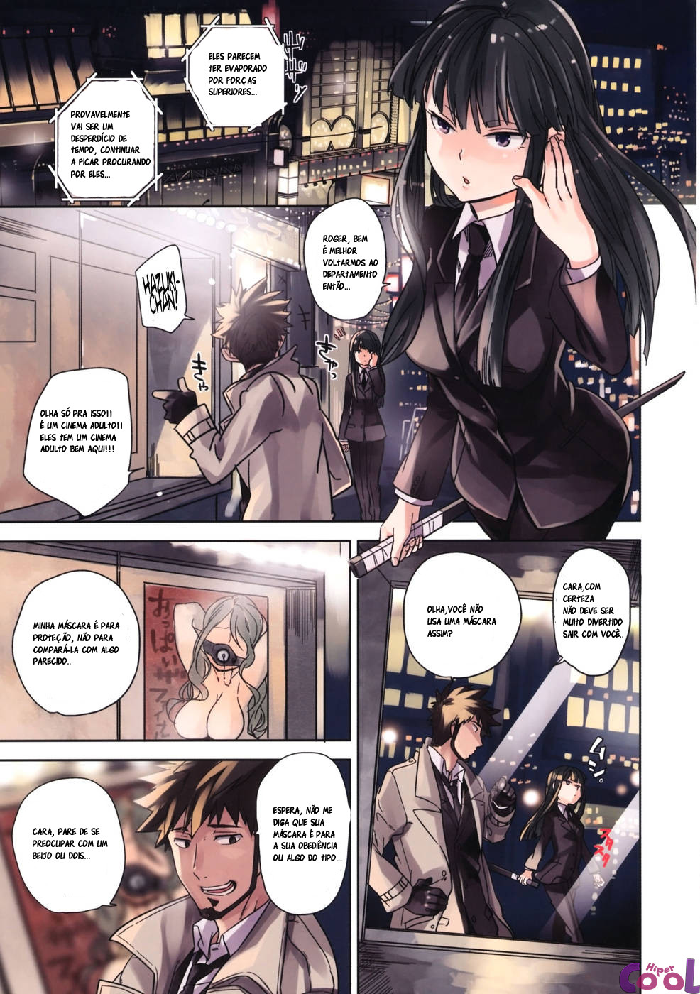 Página 3 do quadrinho adulto: Gostosa com roupa de couro – Leia completo em XCOMICS