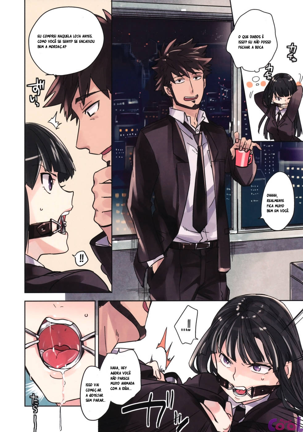 Página 6 do quadrinho adulto: Gostosa com roupa de couro – Leia completo em XCOMICS