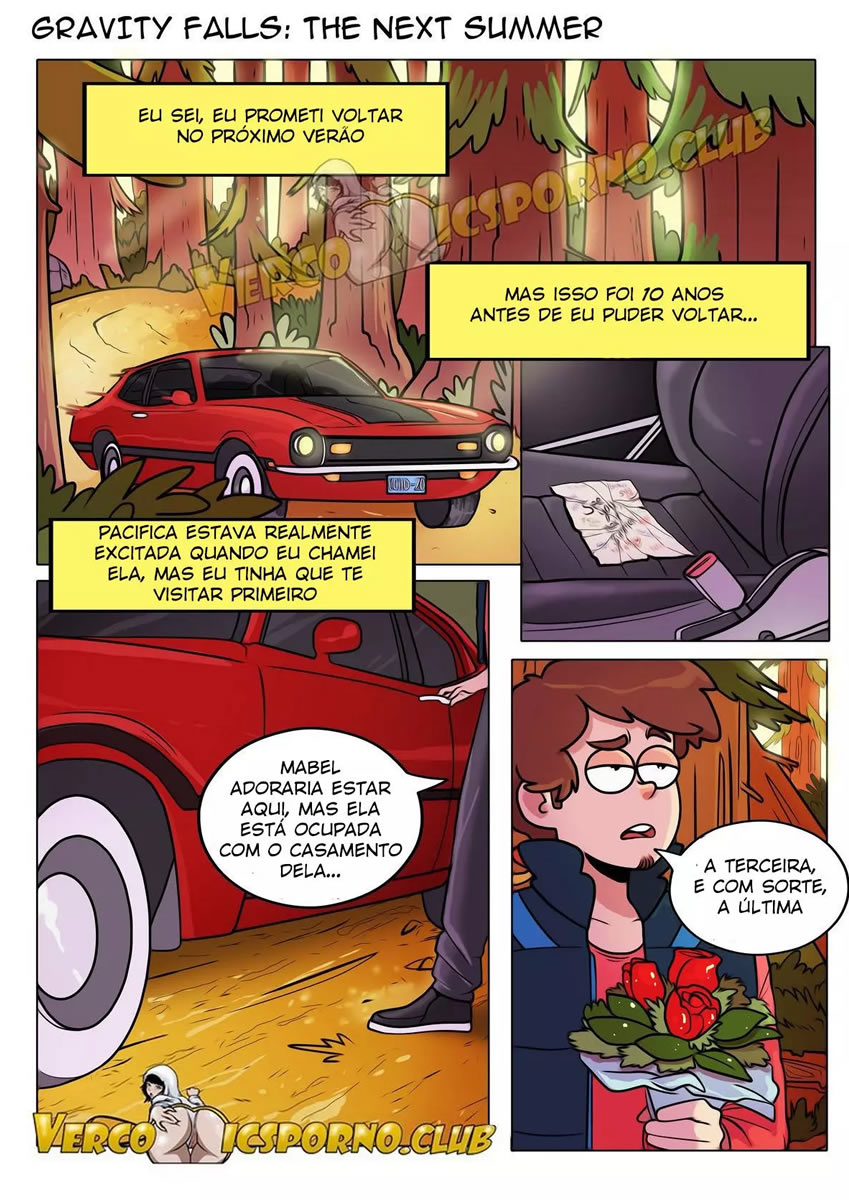 Página 2 do quadrinho adulto: Gravity Falls - The Next Summer – Leia completo em XCOMICS