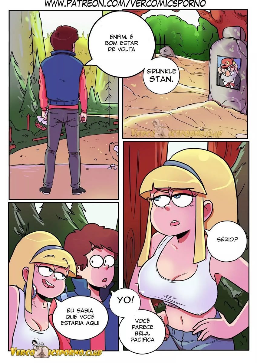 Página 3 do quadrinho adulto: Gravity Falls - The Next Summer – Leia completo em XCOMICS