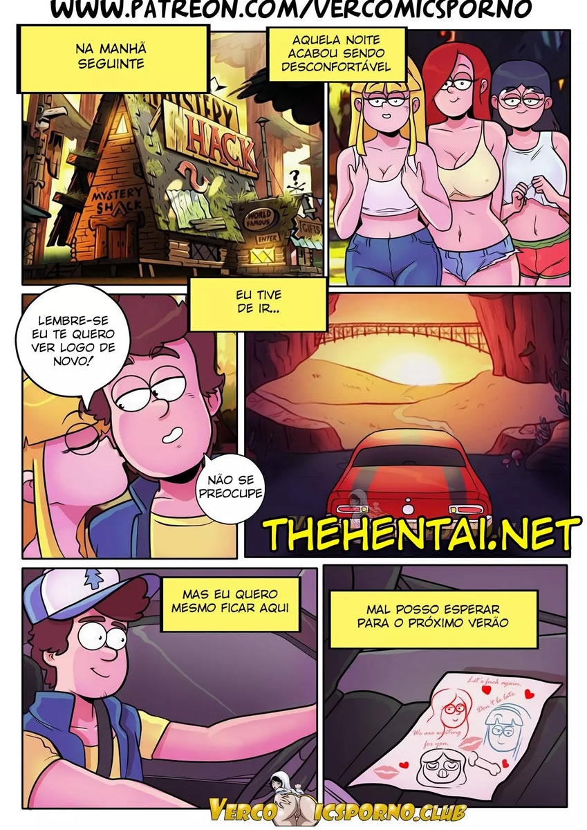 Página 23 do quadrinho adulto: Gravity Falls - The Next Summer – Leia completo em XCOMICS