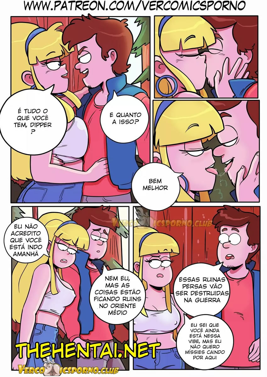 Página 4 do quadrinho adulto: Gravity Falls - The Next Summer – Leia completo em XCOMICS