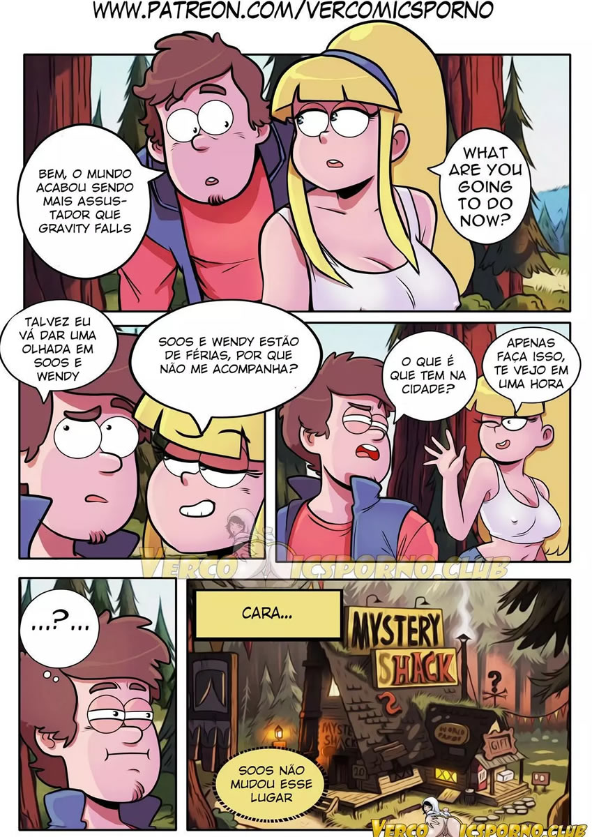 Página 5 do quadrinho adulto: Gravity Falls - The Next Summer – Leia completo em XCOMICS