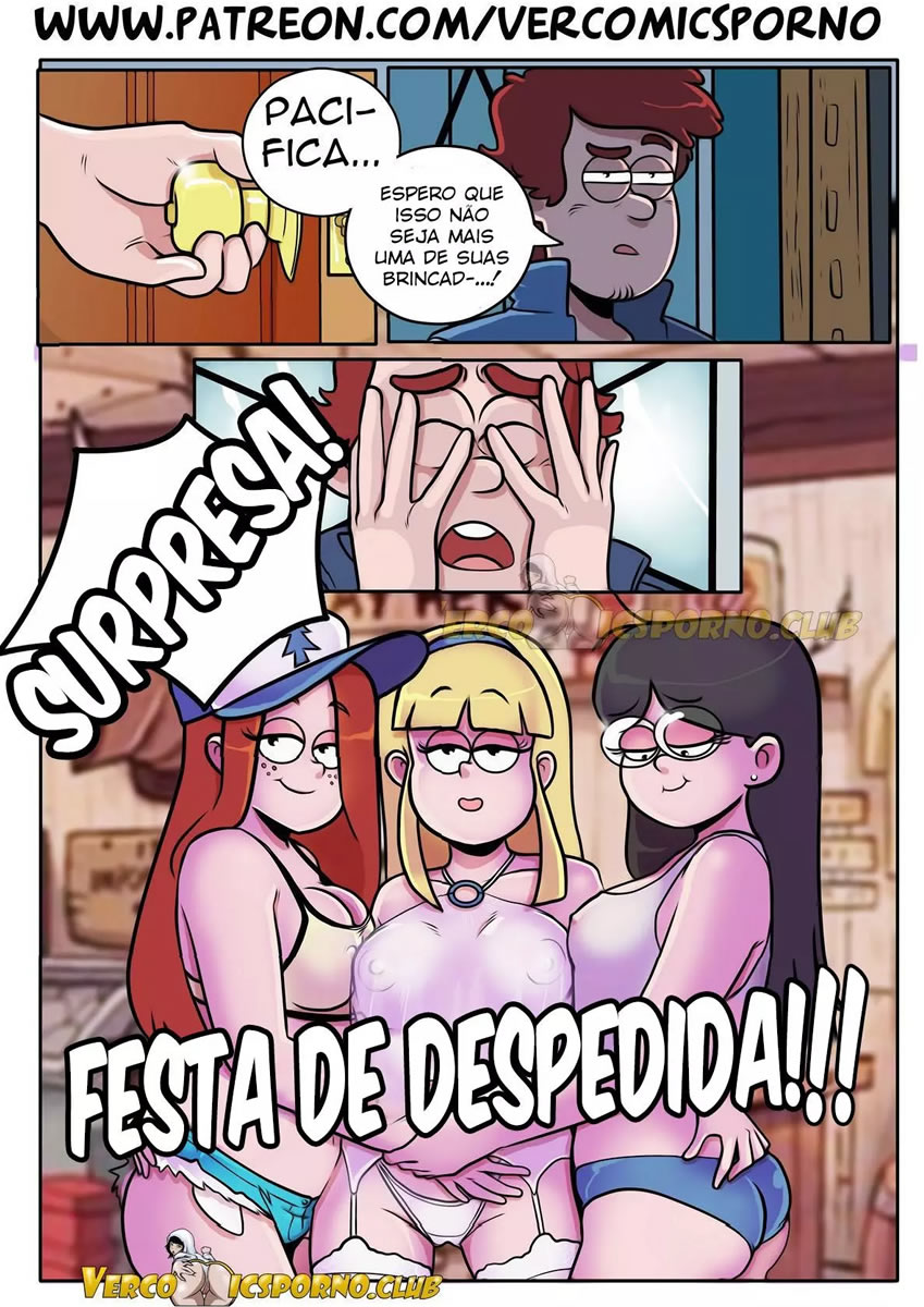 Página 6 do quadrinho adulto: Gravity Falls - The Next Summer – Leia completo em XCOMICS
