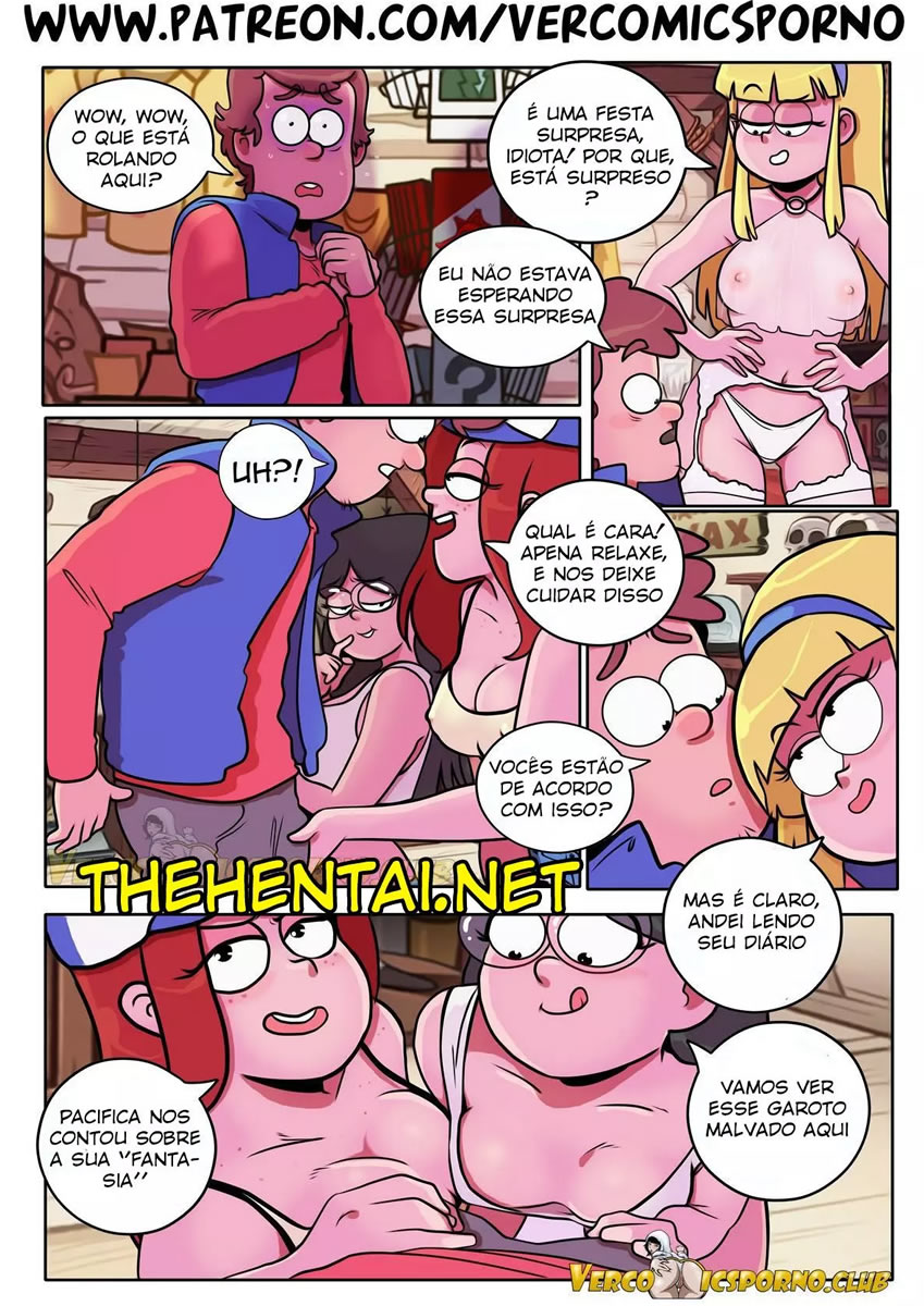 Página 7 do quadrinho adulto: Gravity Falls - The Next Summer – Leia completo em XCOMICS