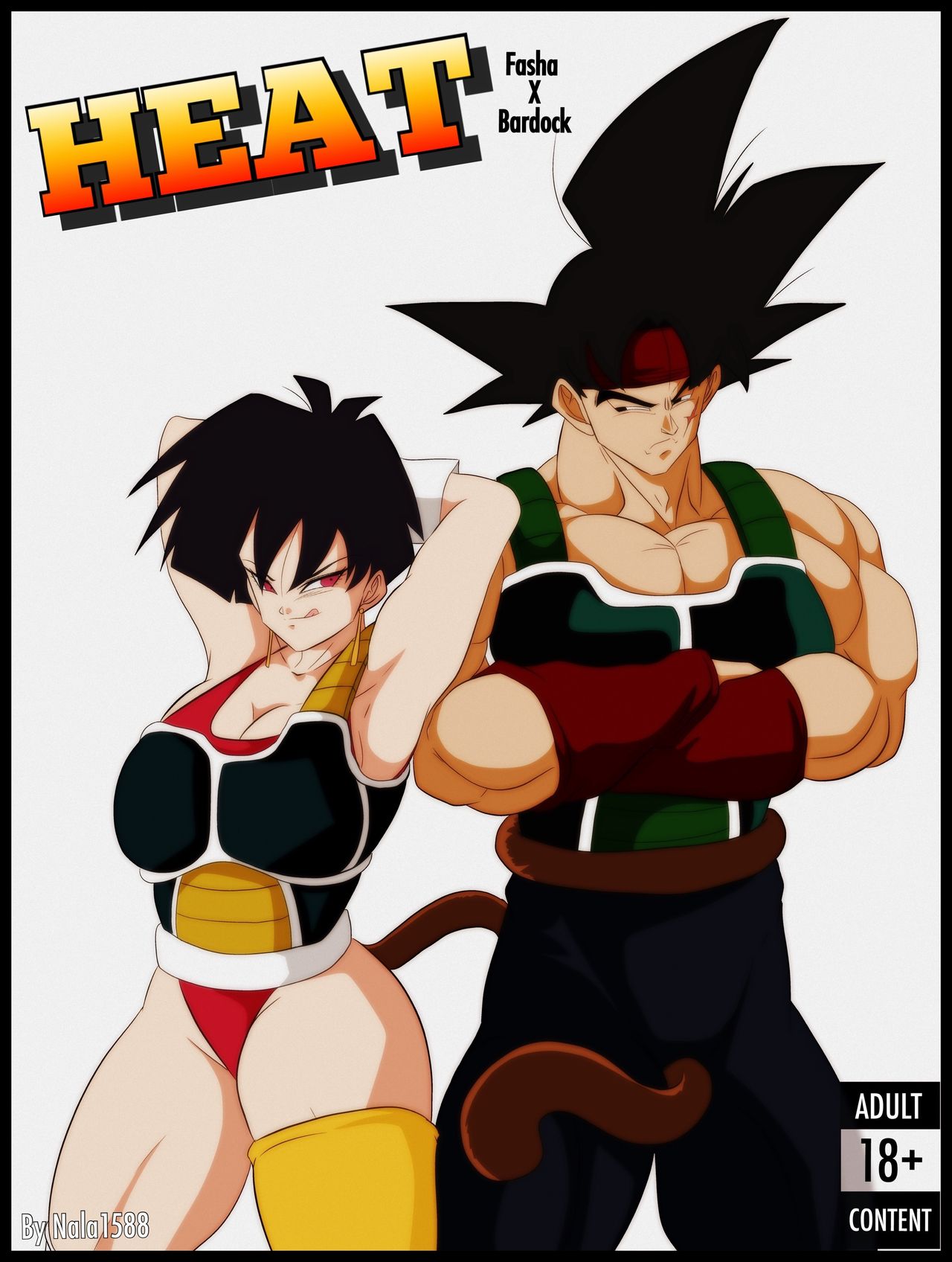 Página 1 do quadrinho adulto: Heat: Bardock vs. Seripa – Leia completo em XCOMICS