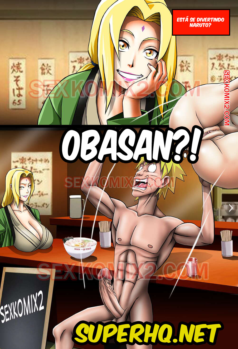 Página 15 do quadrinho adulto: Hen Party Naruto – Leia completo em XCOMICS
