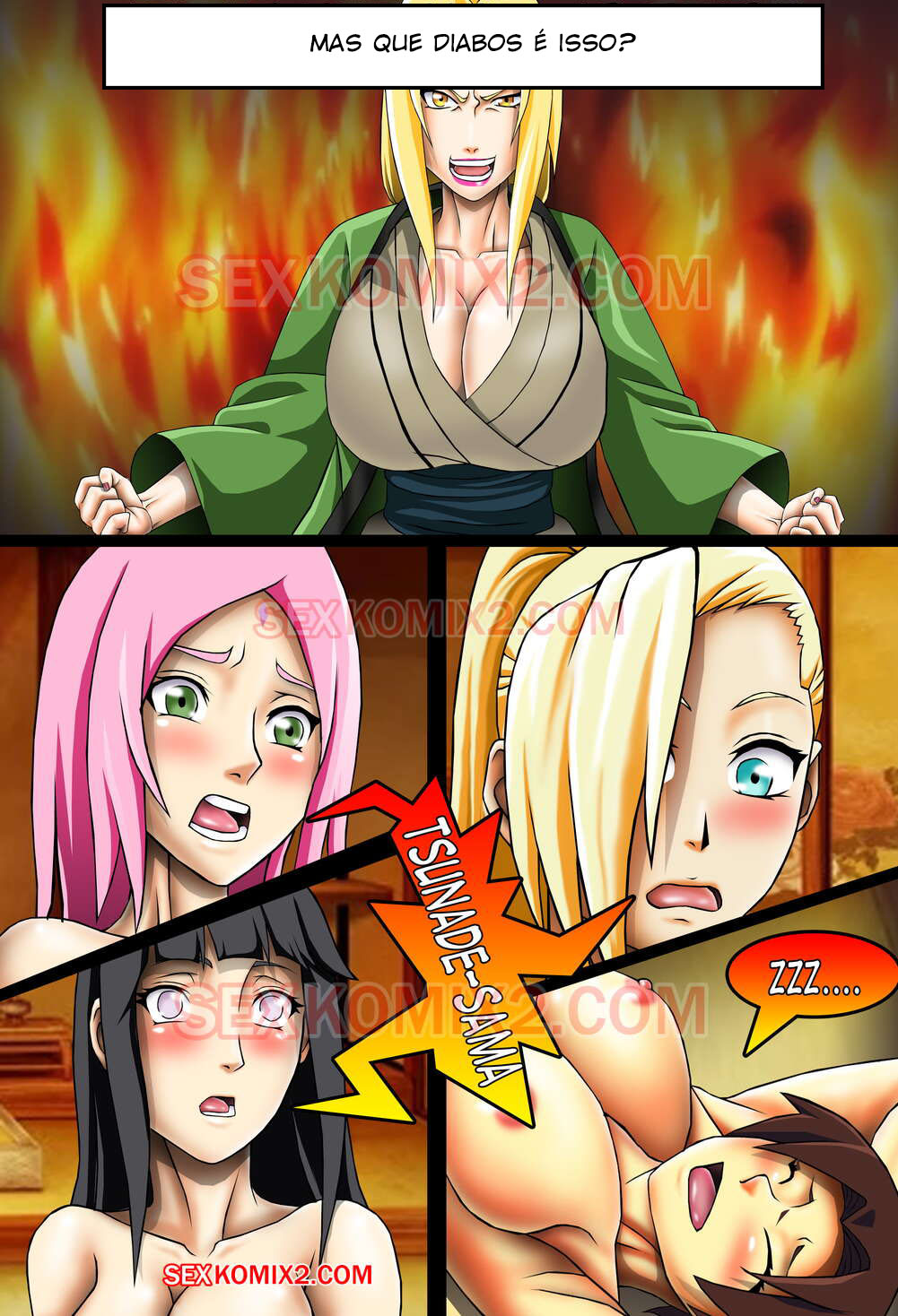 Página 20 do quadrinho adulto: Hen Party Naruto – Leia completo em XCOMICS