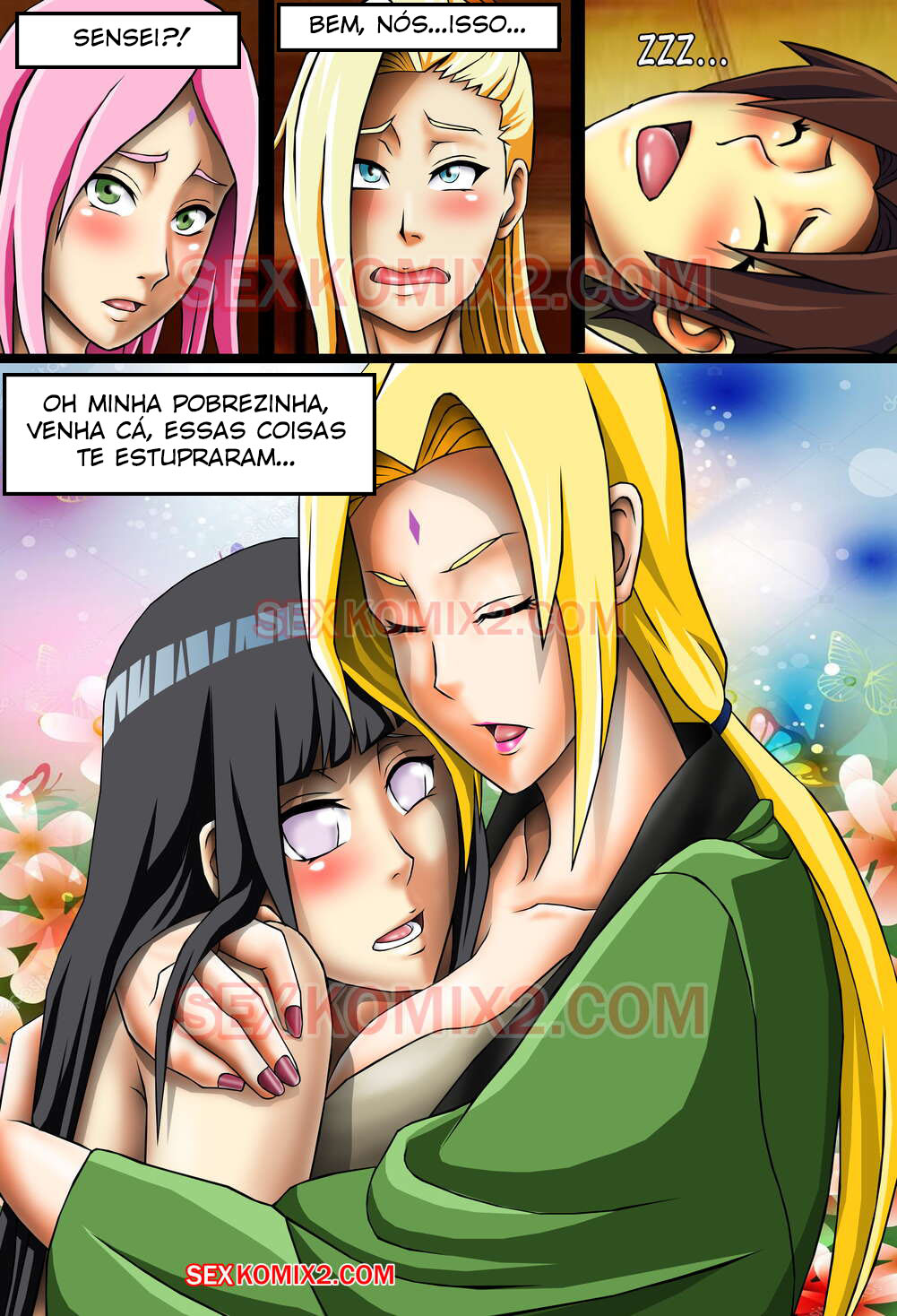Página 21 do quadrinho adulto: Hen Party Naruto – Leia completo em XCOMICS