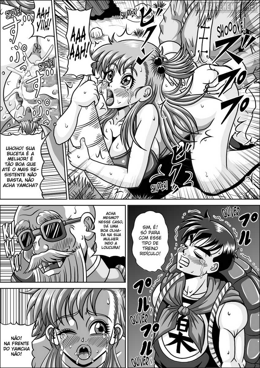 Página 13 do quadrinho adulto: Hentai Dragon Ball - Treino Pesado – Leia completo em XCOMICS