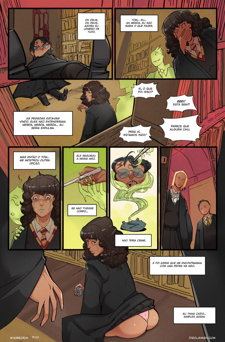 Página 11 do quadrinho adulto: Hermione Granger and the Whorecrux – Leia completo em XCOMICS