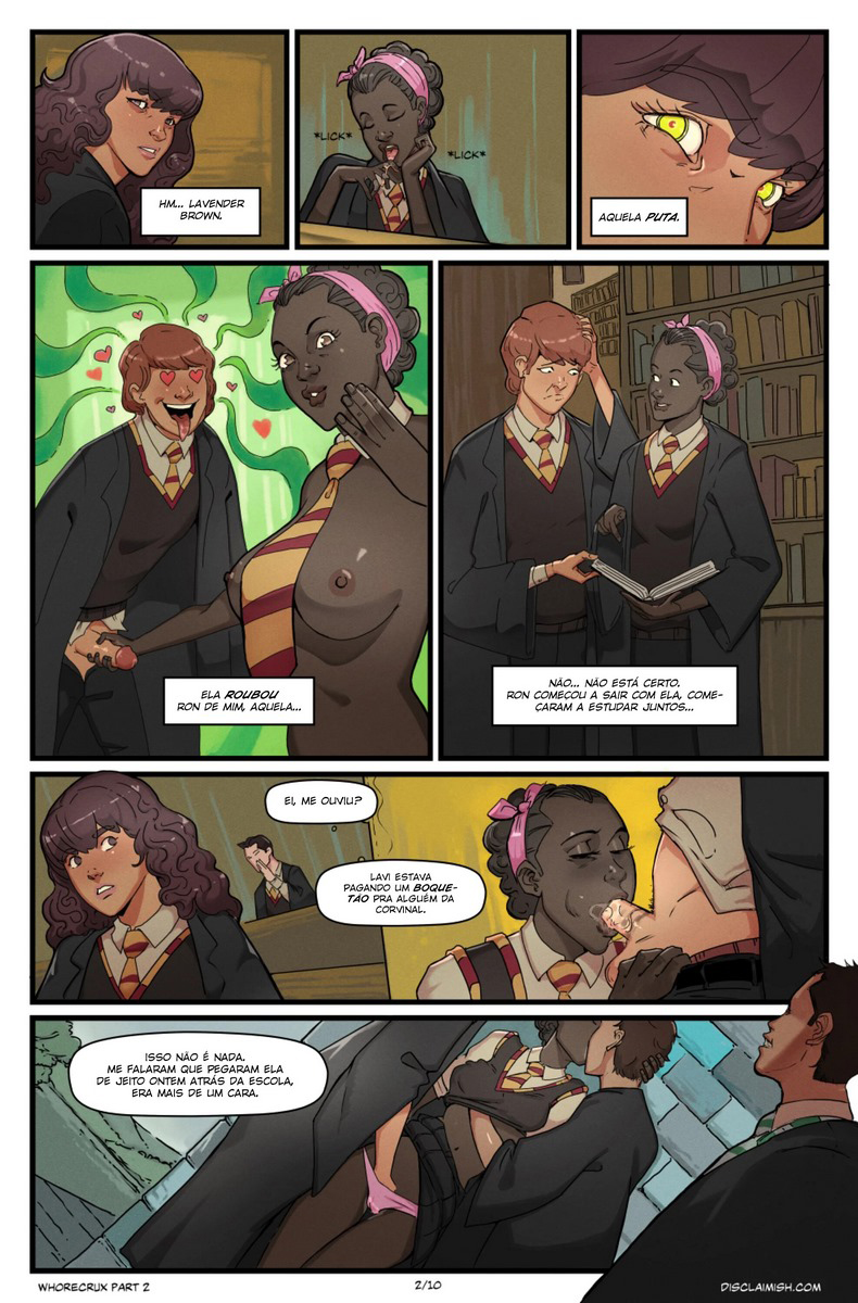 Página 3 do quadrinho adulto: Hermione Granger and the Whorecrux 2 – Leia completo em XCOMICS