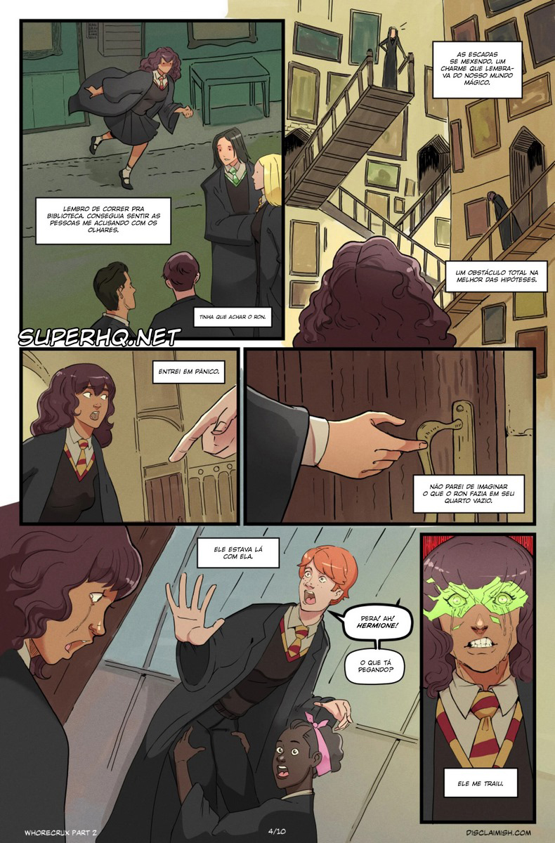 Página 5 do quadrinho adulto: Hermione Granger and the Whorecrux 2 – Leia completo em XCOMICS