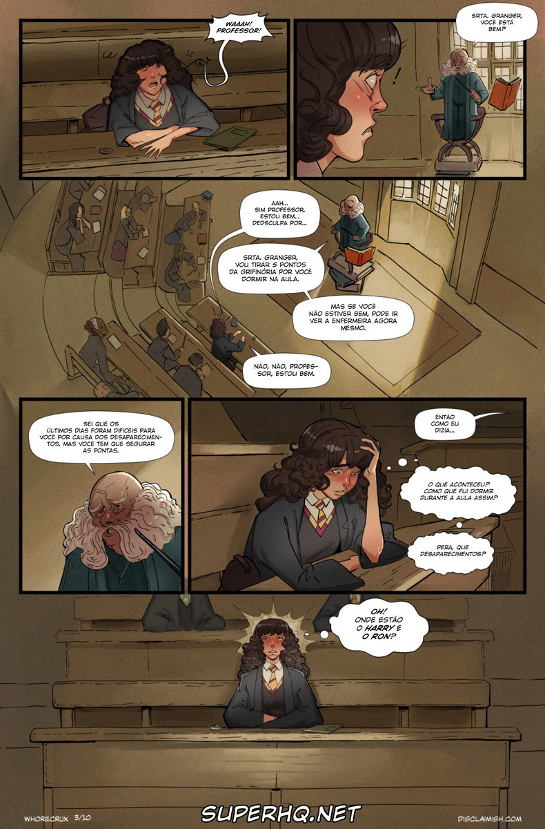 Página 5 do quadrinho adulto: Hermione Granger and the Whorecrux – Leia completo em XCOMICS