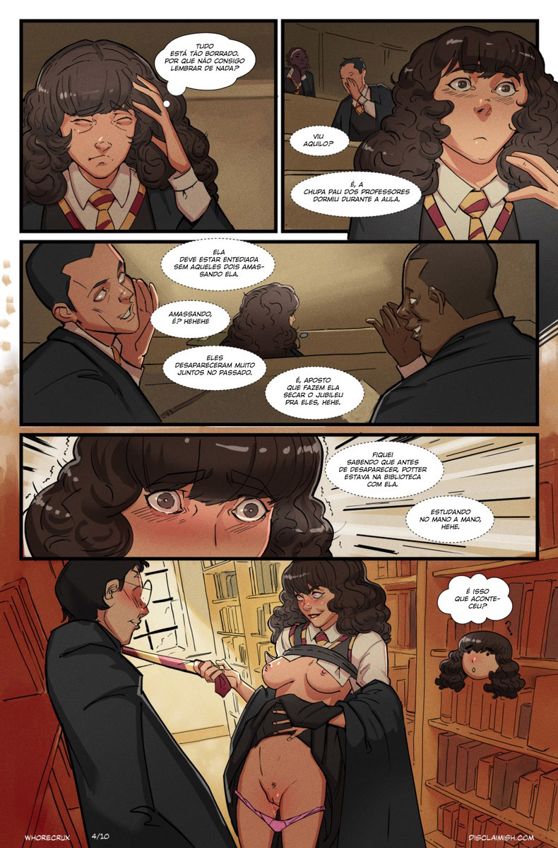 Página 6 do quadrinho adulto: Hermione Granger and the Whorecrux – Leia completo em XCOMICS