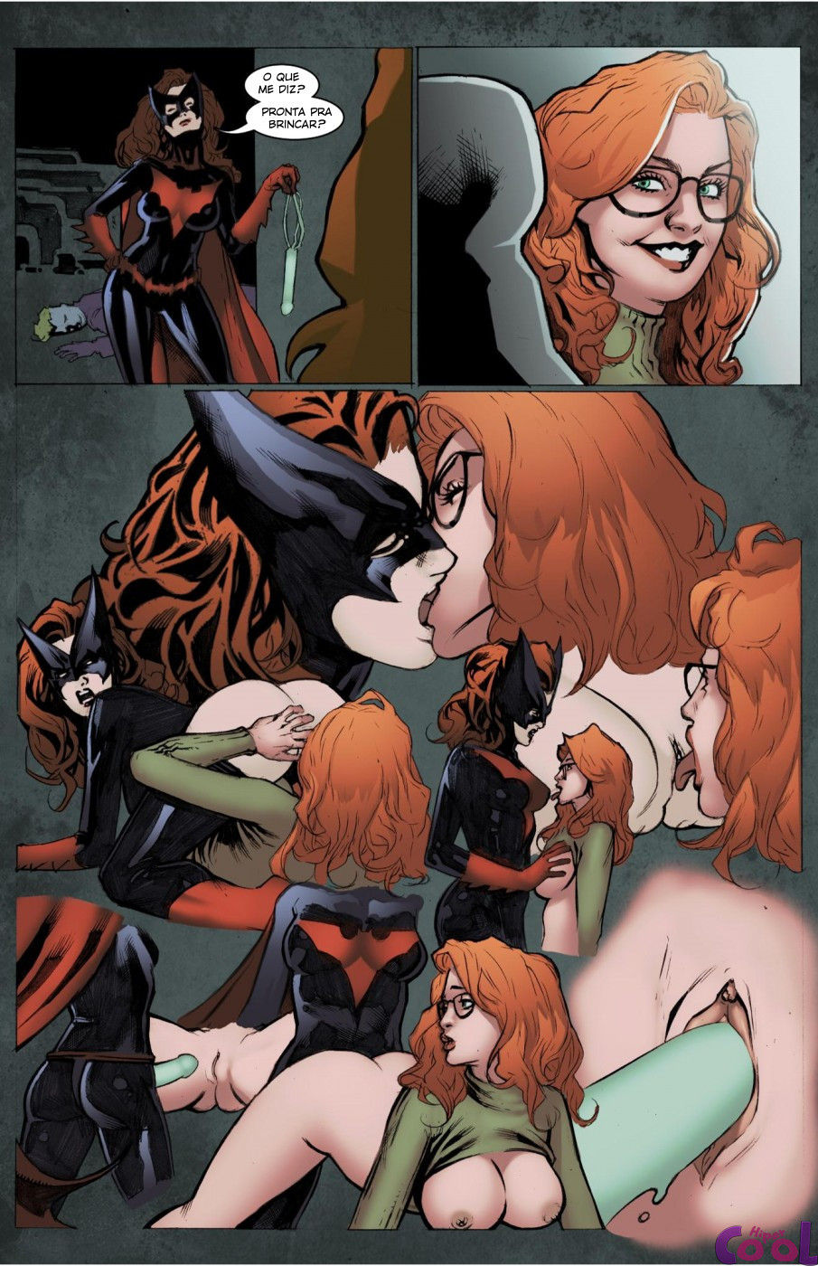 Capa do quadrinho adulto: Heróis na putaria extrema – Leia online em XCOMICS