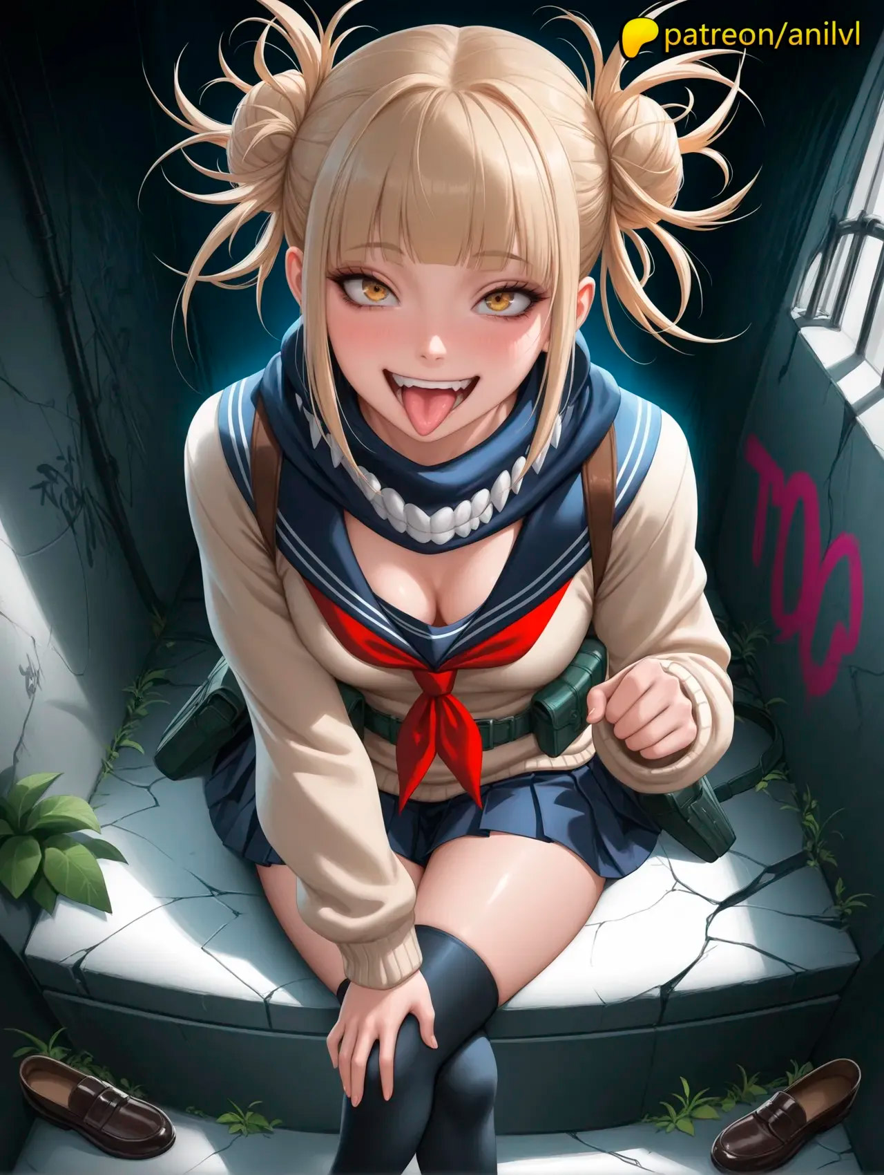 Página 3 do quadrinho adulto: Himiko Toga AI – Leia completo em XCOMICS