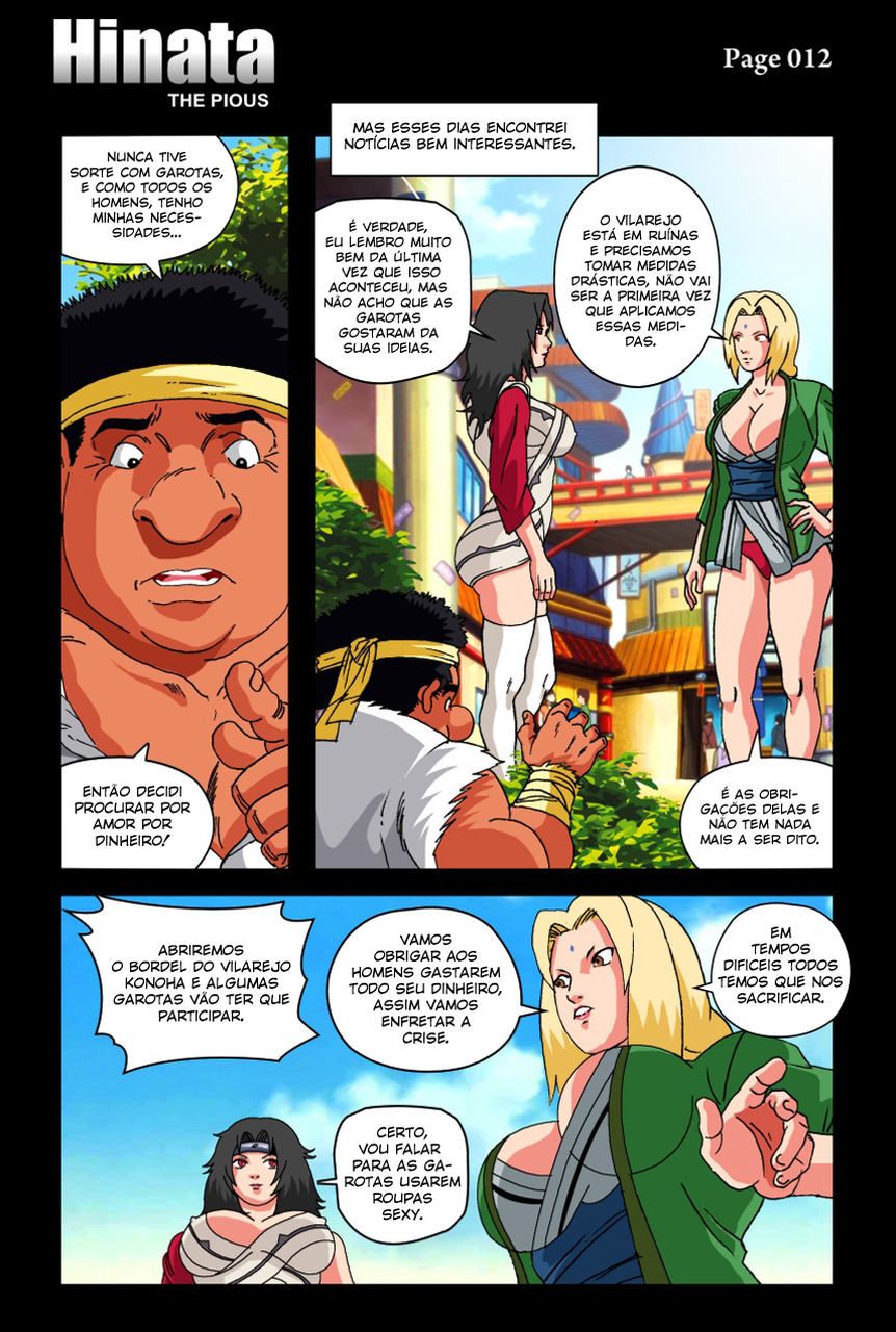Página 13 do quadrinho adulto: Hinata e o gordinho dotado – Leia completo em XCOMICS