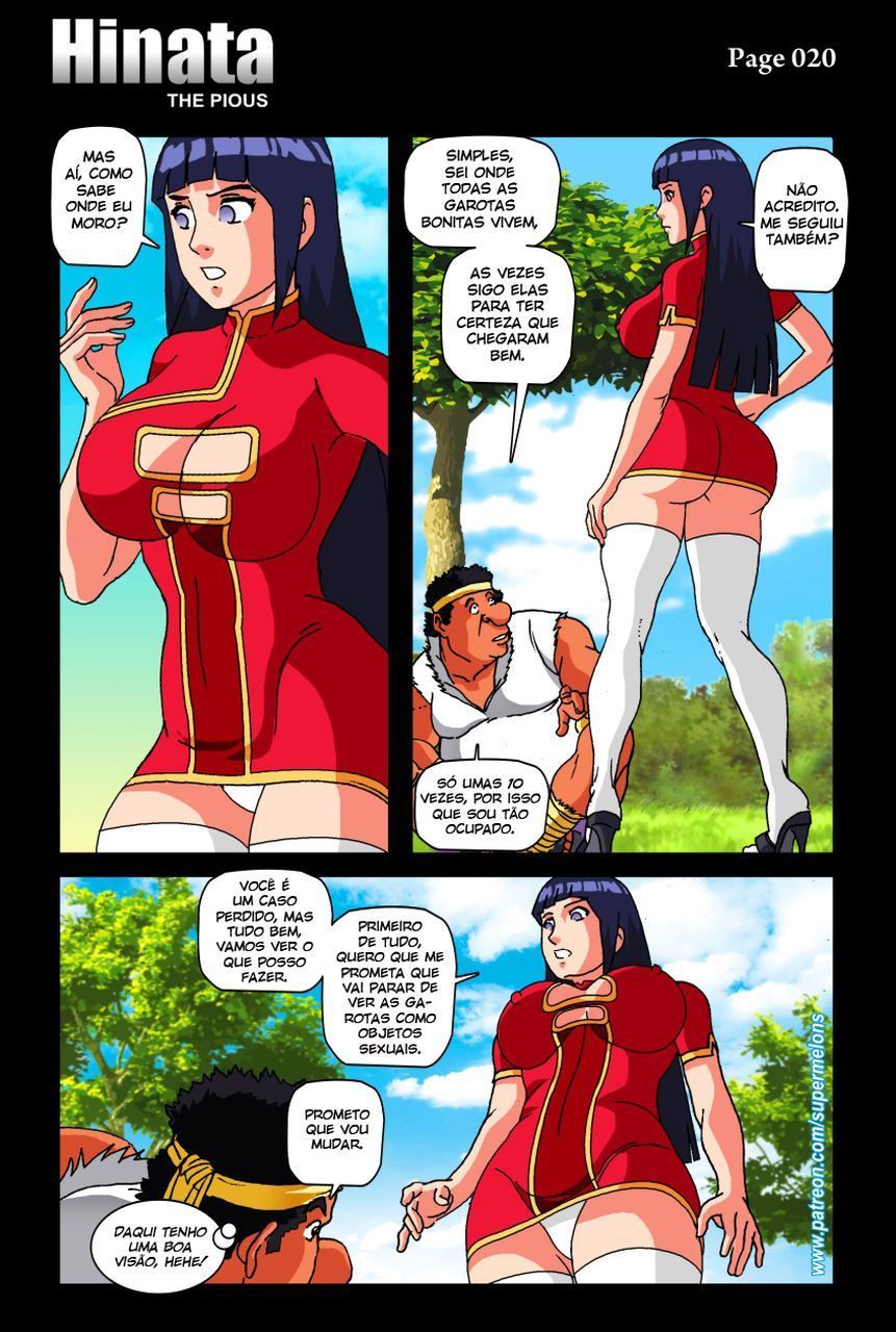 Página 21 do quadrinho adulto: Hinata e o gordinho dotado – Leia completo em XCOMICS
