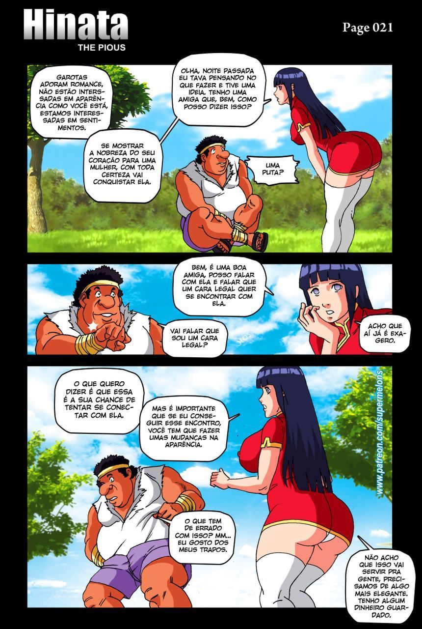Página 22 do quadrinho adulto: Hinata e o gordinho dotado – Leia completo em XCOMICS
