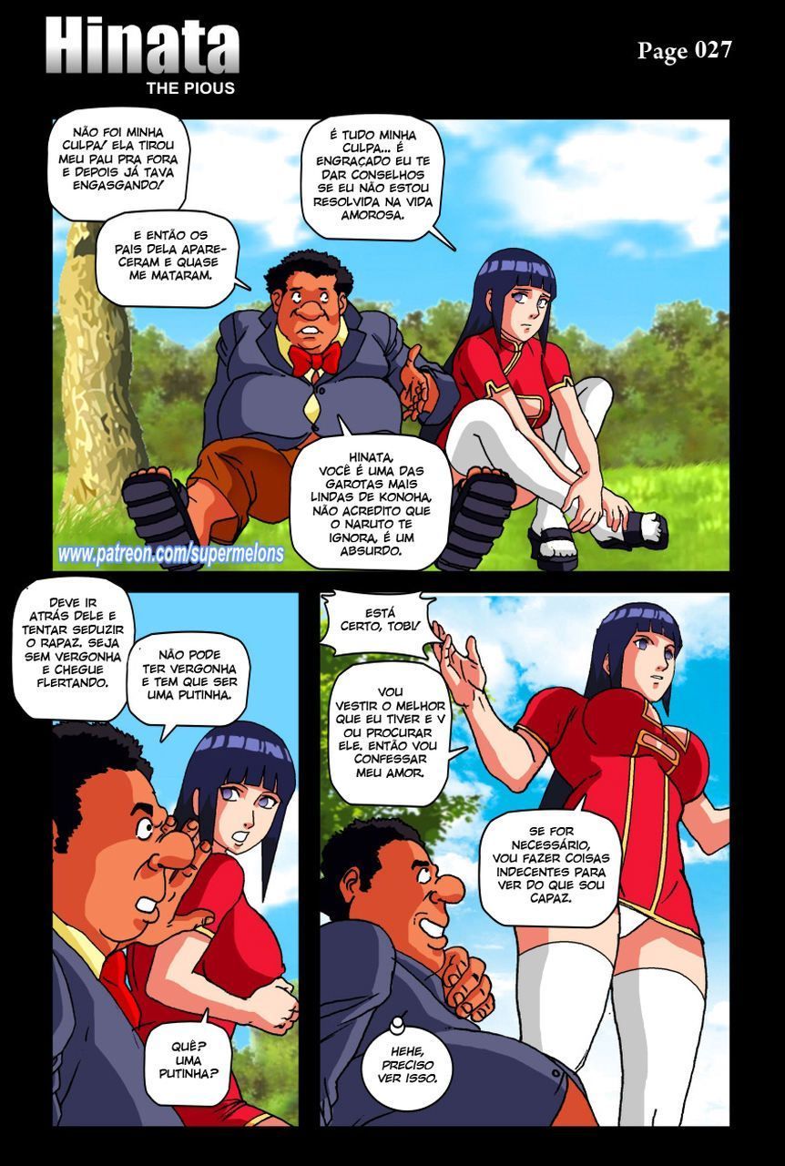 Página 28 do quadrinho adulto: Hinata e o gordinho dotado – Leia completo em XCOMICS