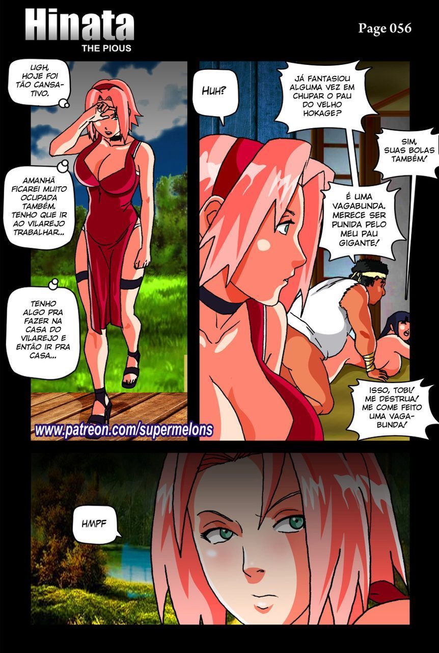 Página 58 do quadrinho adulto: Hinata e o gordinho dotado – Leia completo em XCOMICS