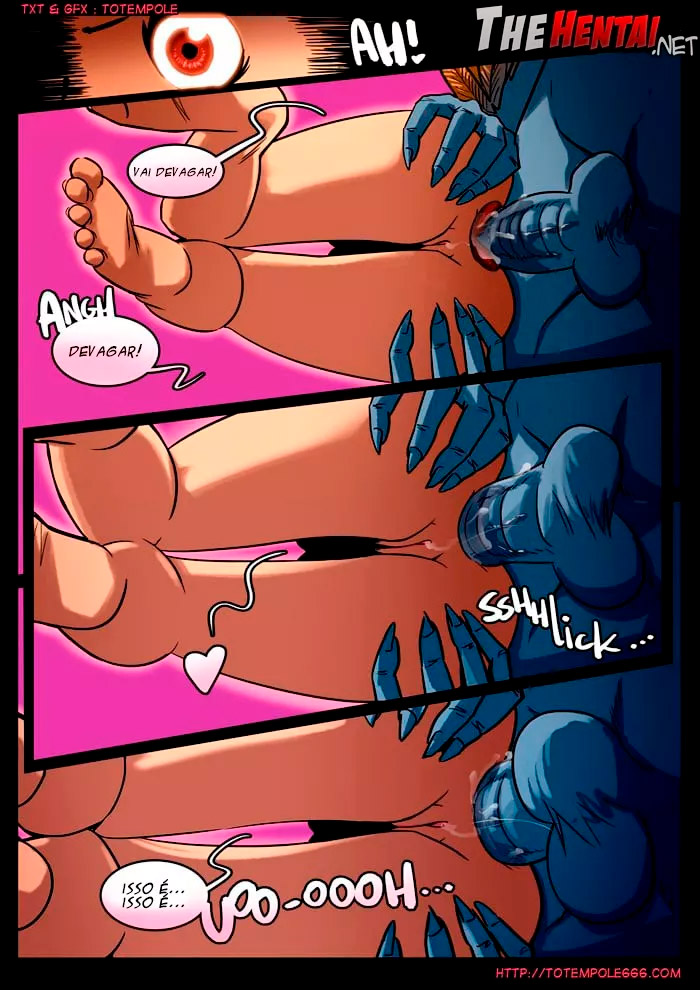 Página 24 do quadrinho adulto: Homem pássaro dotado fudendo a bruxinha – Leia completo em XCOMICS