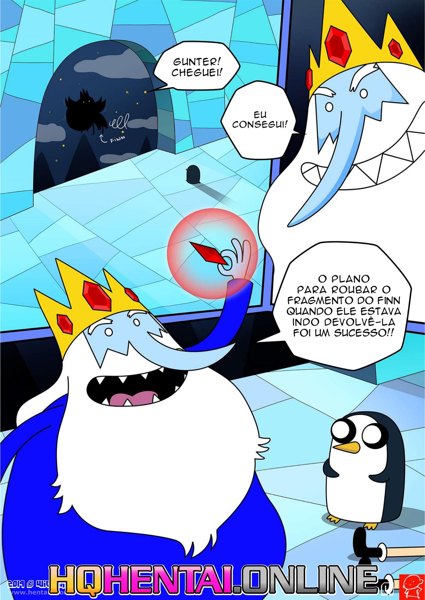Página 2 do quadrinho adulto: Hora da Aventura: Era do gelo – Leia completo em XCOMICS