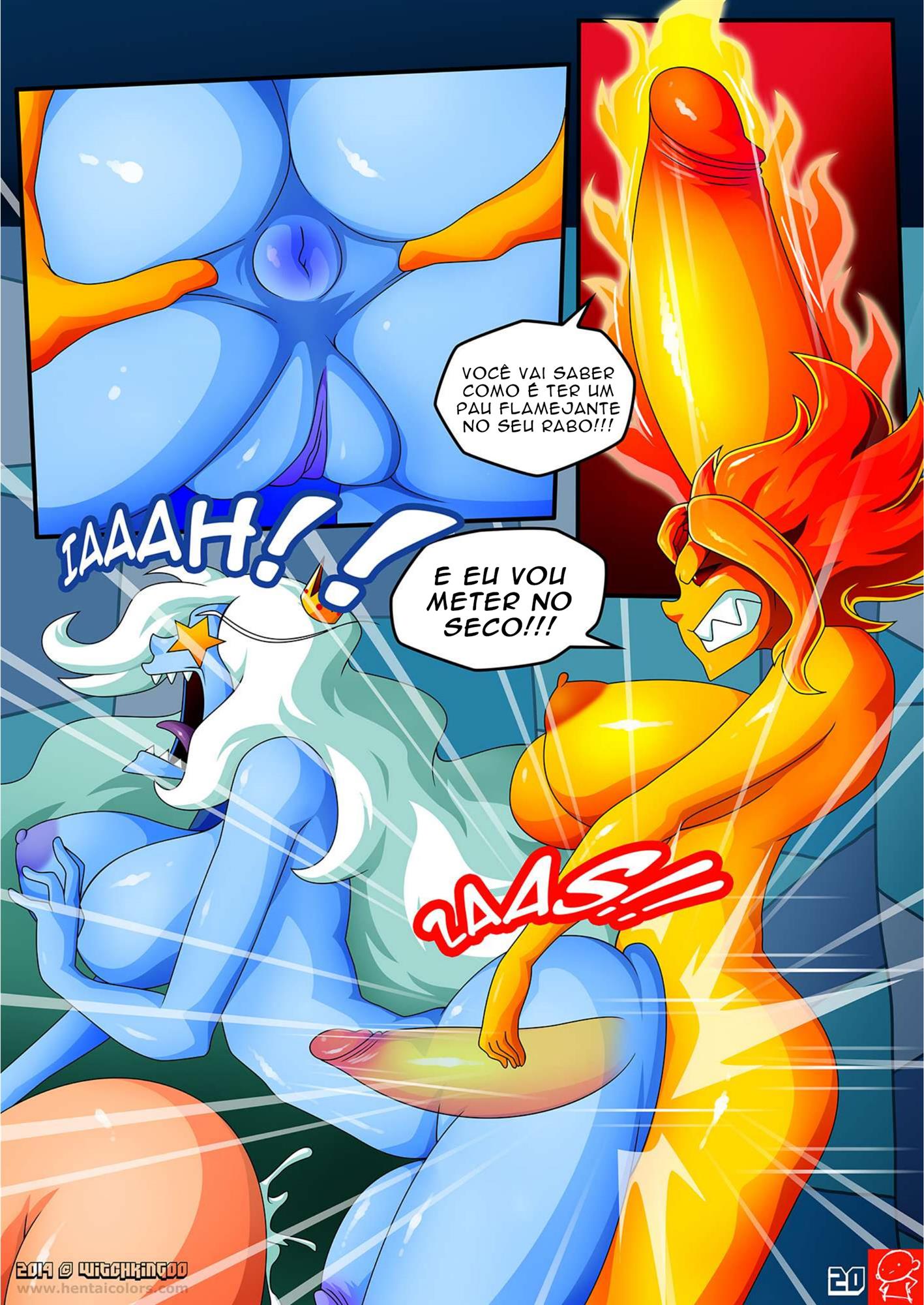 Página 21 do quadrinho adulto: Hora da Aventura: Era do gelo – Leia completo em XCOMICS