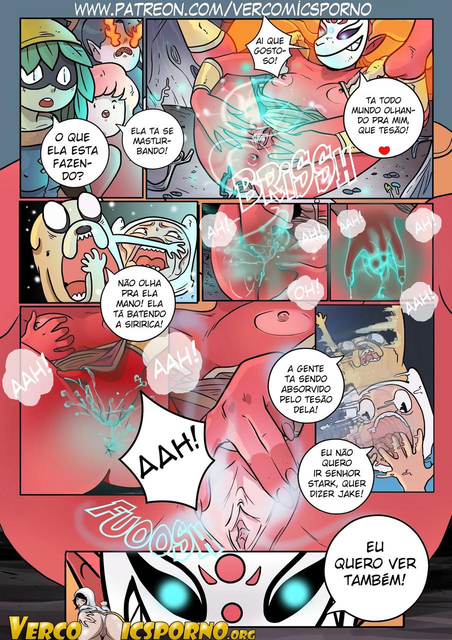 Página 3 do quadrinho adulto: Hora da Aventura: Na terra da buceta – Leia completo em XCOMICS