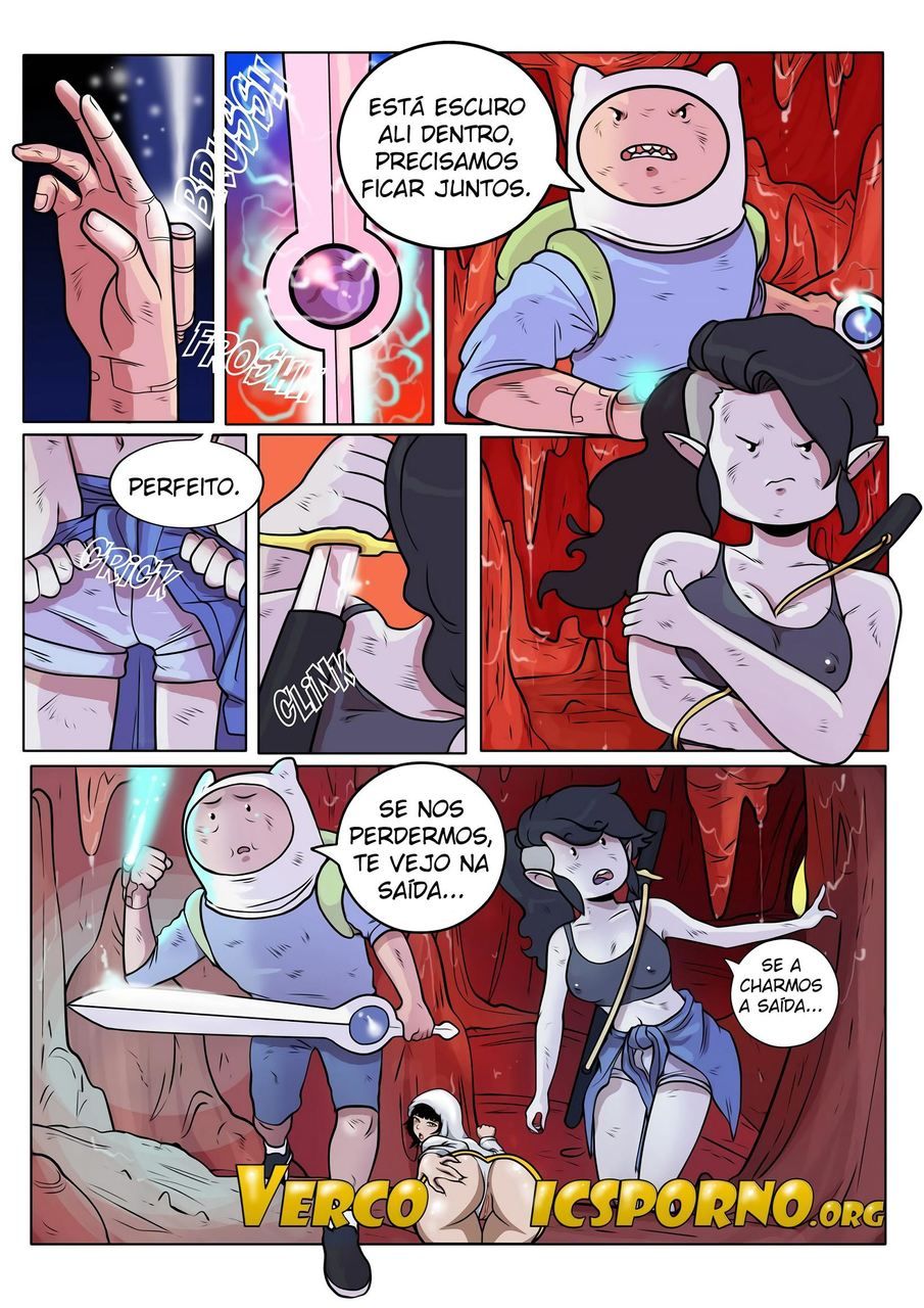Página 8 do quadrinho adulto: Hora da Aventura: Na terra da buceta – Leia completo em XCOMICS