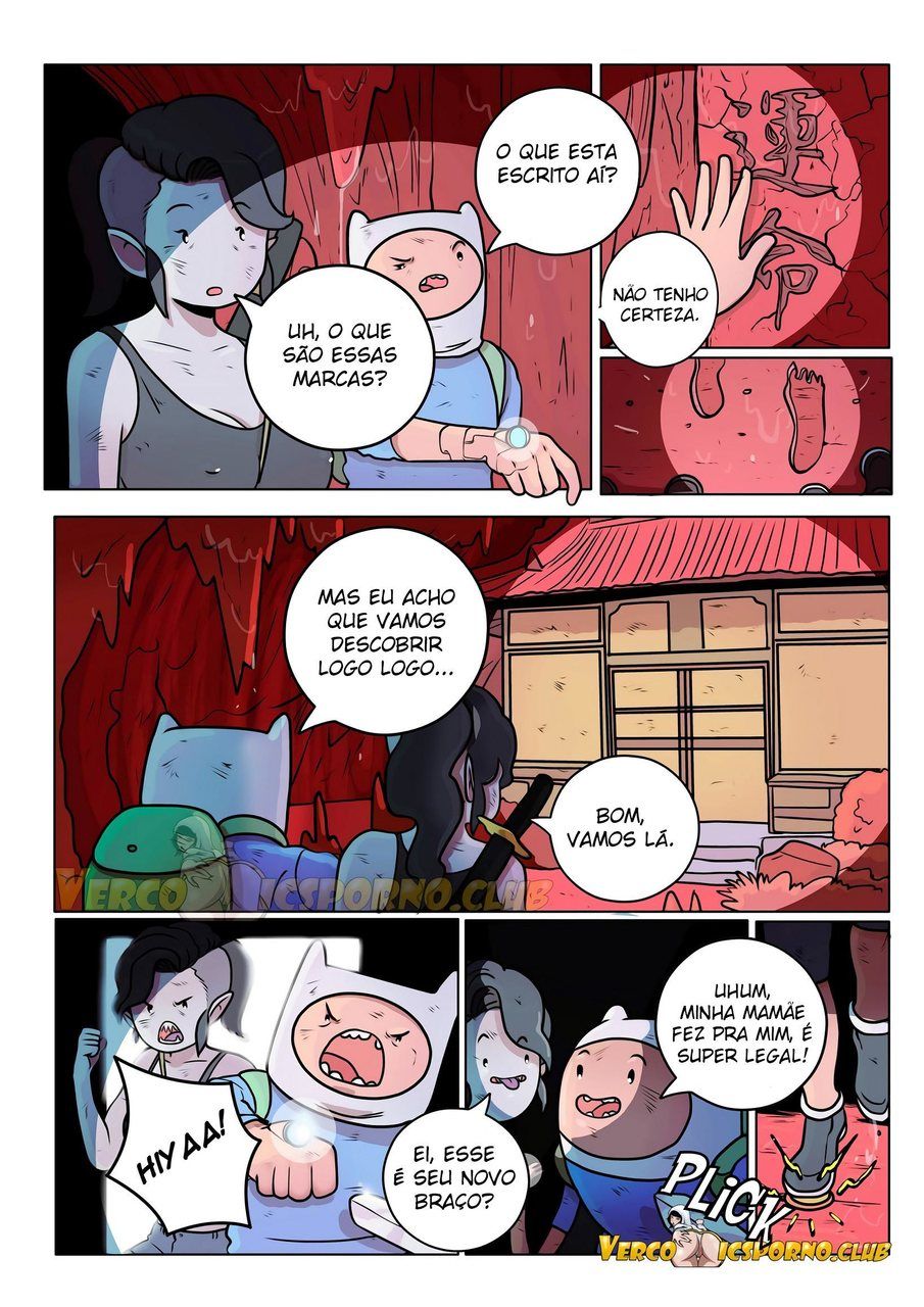 Página 9 do quadrinho adulto: Hora da Aventura: Na terra da buceta – Leia completo em XCOMICS
