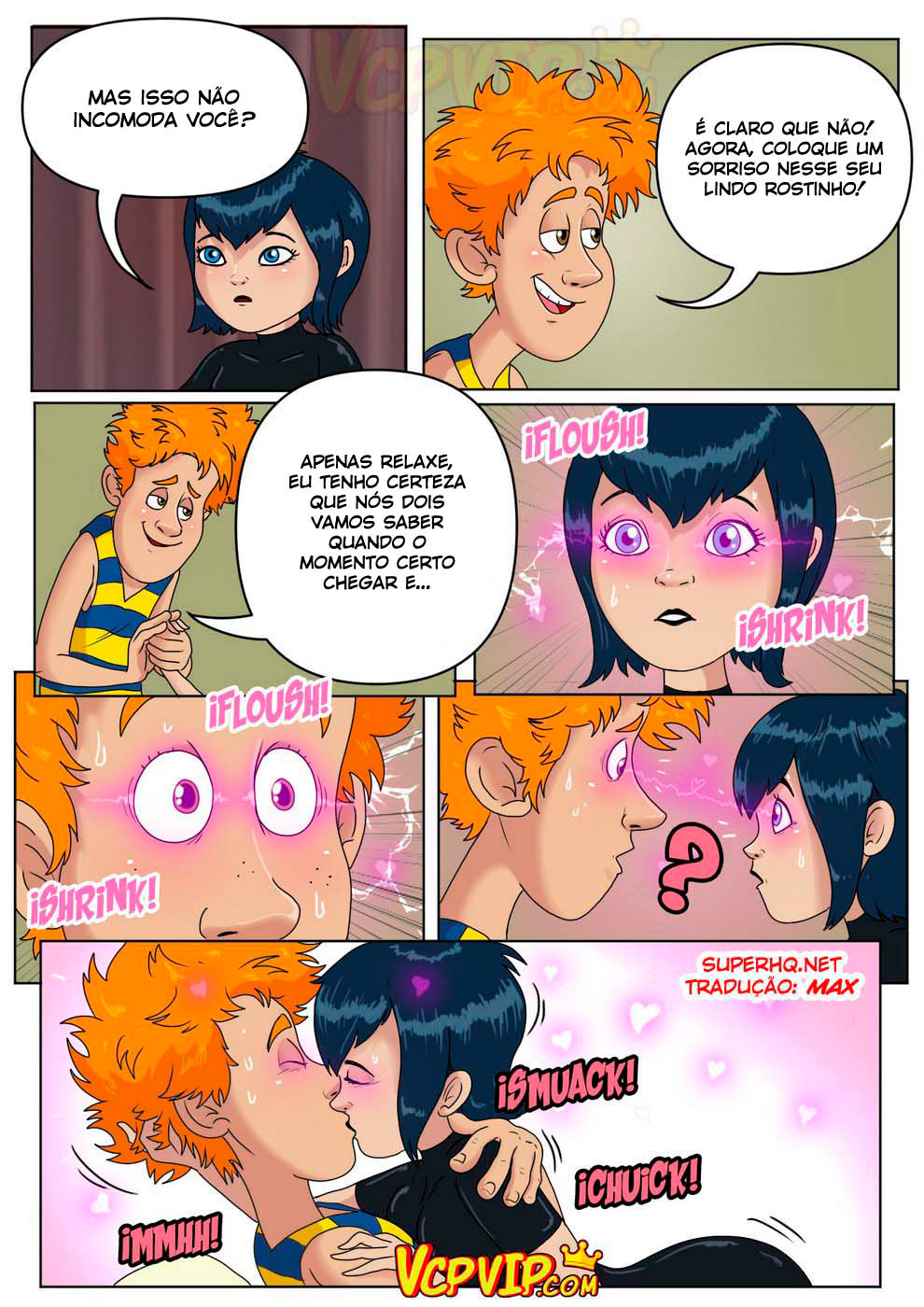 Página 10 do quadrinho adulto: Hotel Transylvania, Una Noche Aterrodaramente Sensual – Leia completo em XCOMICS