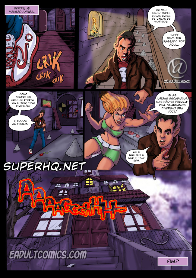 Página 11 do quadrinho adulto: Huffy a caça vampiros safada – Leia completo em XCOMICS