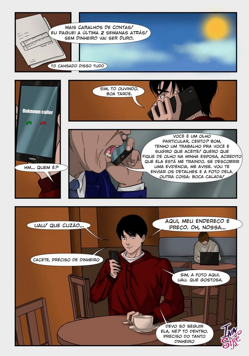 Página 2 do quadrinho adulto: InnSire, A New Special Friend – Leia completo em XCOMICS